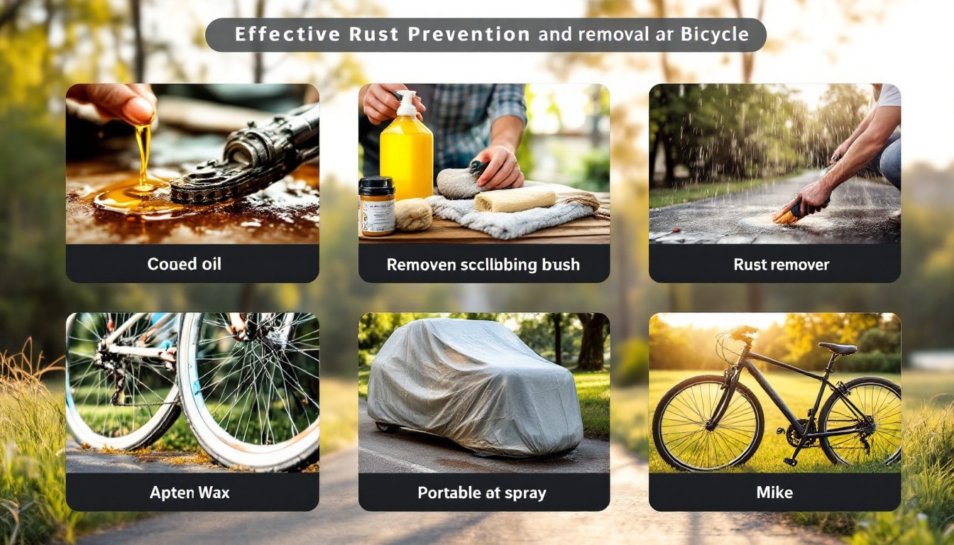 découvrez 6 solutions efficaces pour éviter et enlever la rouille sur votre vélo. protégez votre bicyclette et prolongez sa durée de vie grâce à nos astuces pratiques et faciles à appliquer.