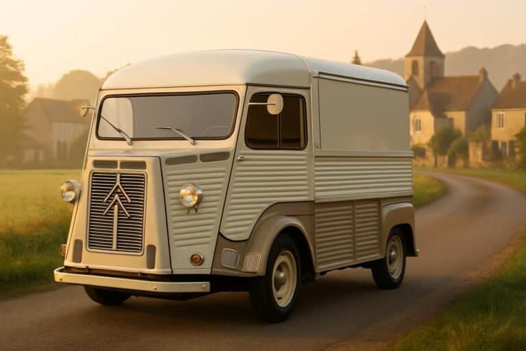 Découvrez l'histoire complète du Citroën HY, ce fourgon mythique qui a marqué l'automobile avec son design unique et sa polyvalence légendaire.