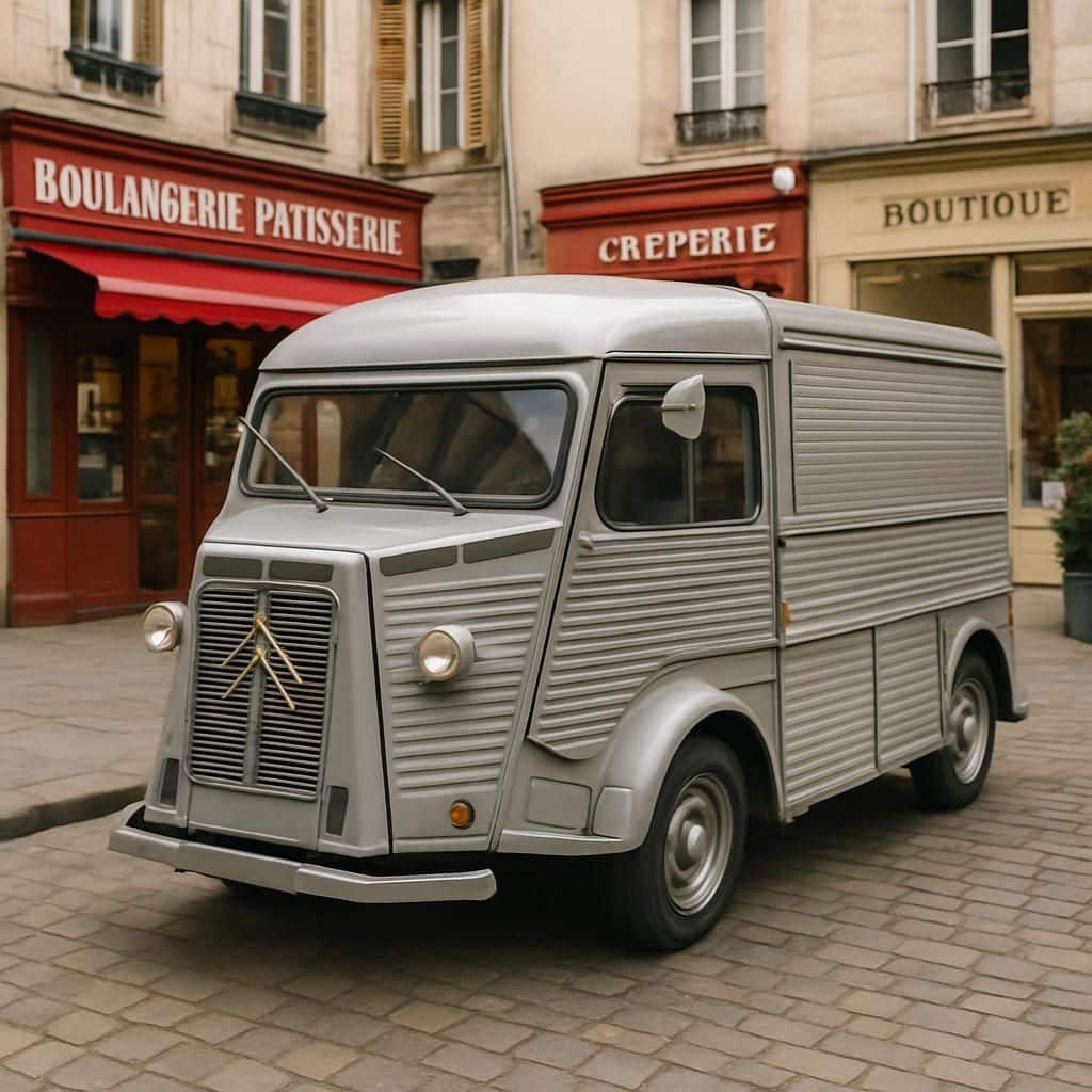 Découvrez l'histoire complète du Citroën HY, ce fourgon mythique qui a marqué son époque par son design unique et sa robustesse légendaire.