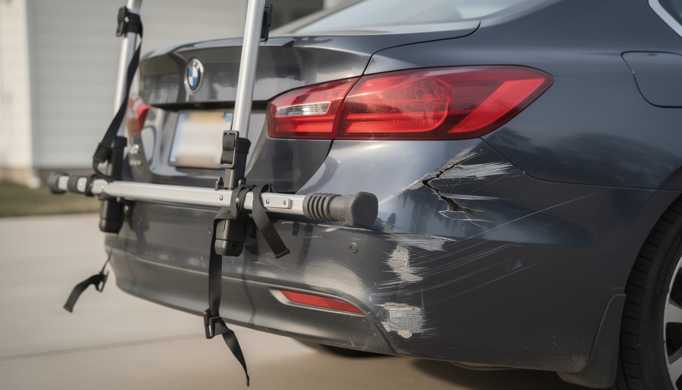 découvrez comment installer un porte-vélos sans endommager la carrosserie de votre véhicule et évitez les erreurs courantes qui peuvent causer des rayures ou des bosses.