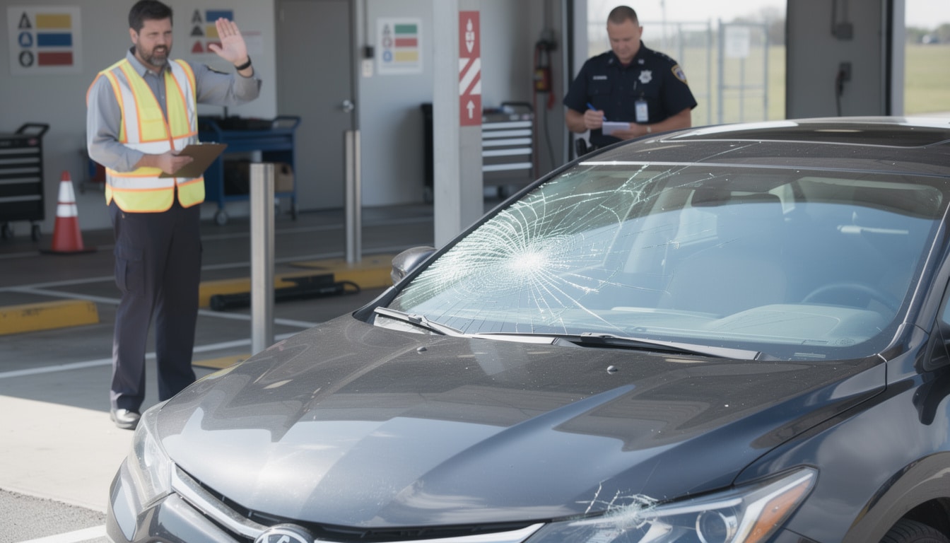 découvrez les risques de rouler avec un pare-brise fissuré, les amendes encourues et les conséquences lors du contrôle technique.