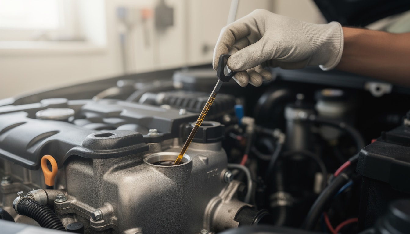 découvrez la méthode fiable pour vérifier le niveau d'huile moteur à froid et assurer la bonne santé de votre moteur.