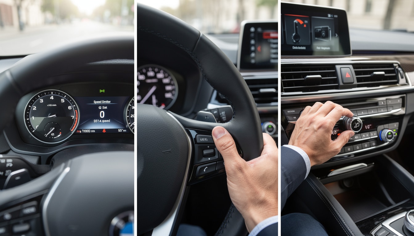 découvrez comment fonctionne le limiteur de vitesse, ainsi que les méthodes d'activation et de désactivation adaptées à chaque modèle de véhicule.